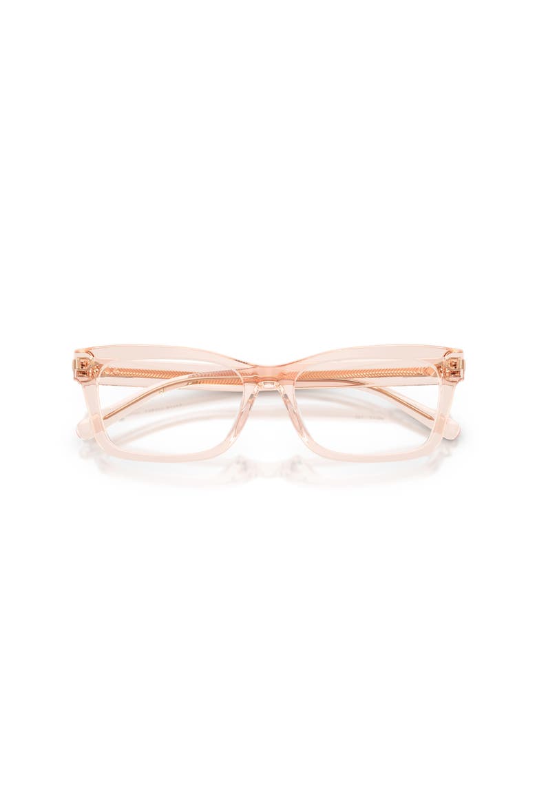 55mm Rectangle optical glasses, Alternate, color, Pink