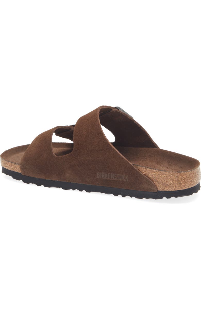 Birkenstock Arizona Soft Footbed Slide Sandal, Alternate, color, Carafe Suede