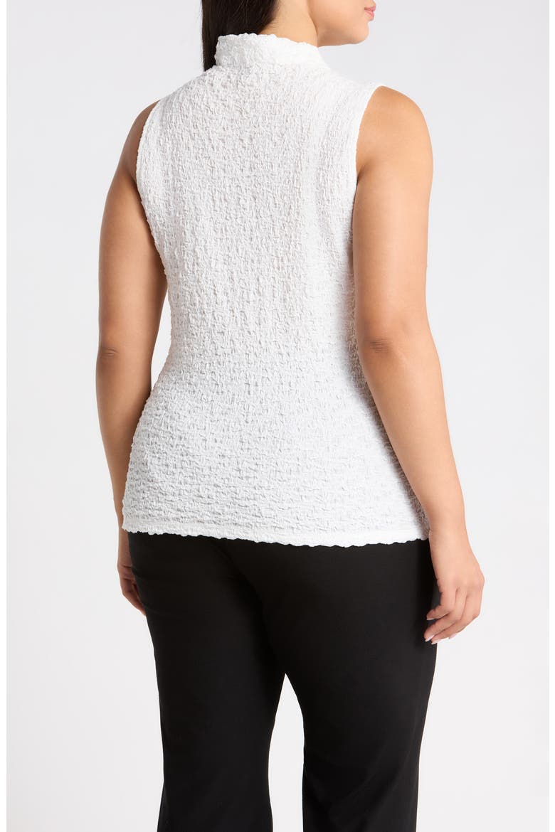 Textured Organic Cotton Blend Tank, Alternate, color, IVORY