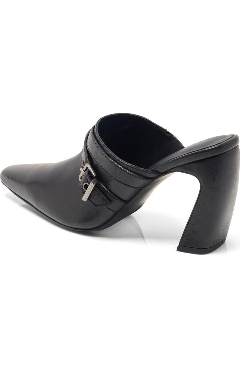 Free People Date Night Mule, Alternate, color, Black Leather