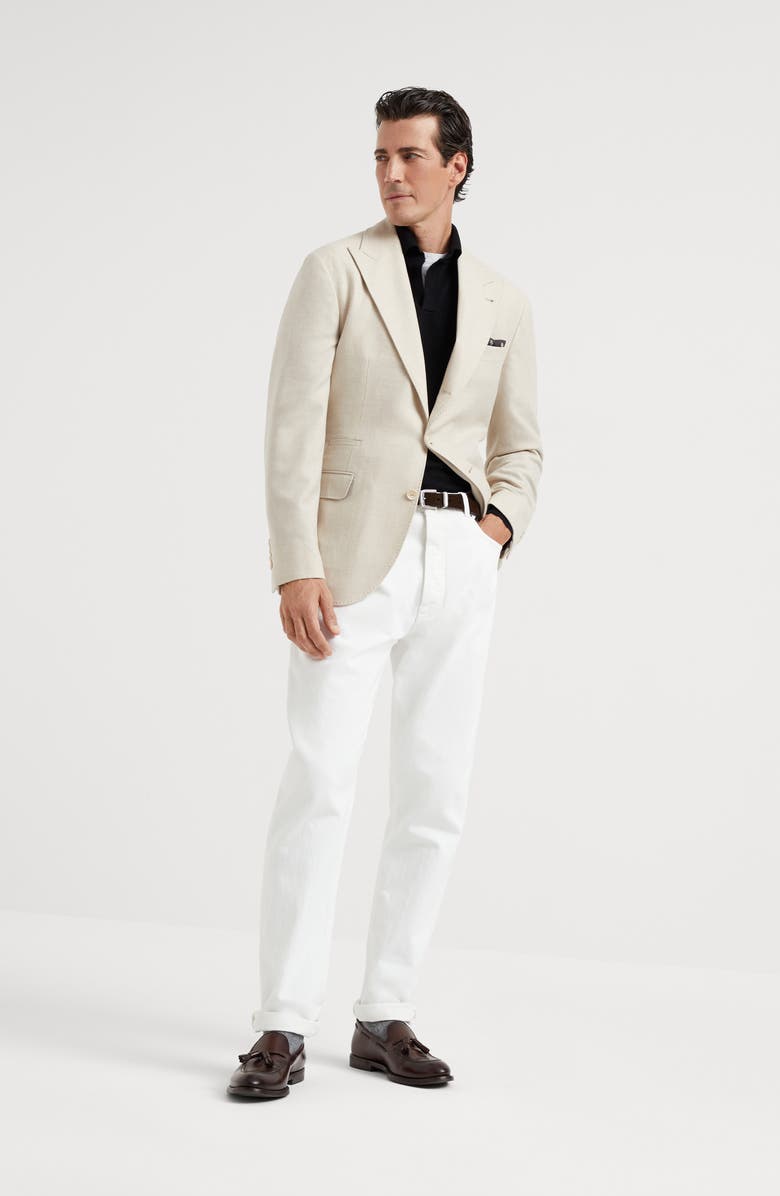 Brunello Cucinelli Cashmere knit polo, Alternate, color, 