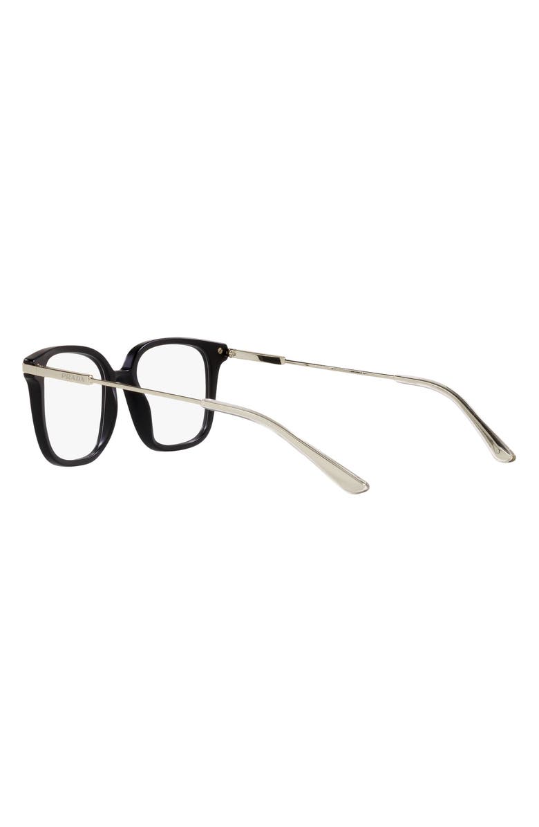Prada 54mm Square Optical Glasses, Alternate, color, 