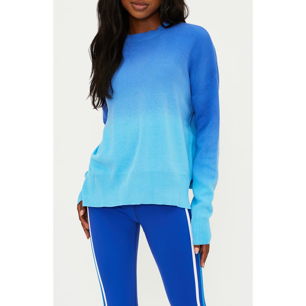 BEACH RIOT BEACH RIOT CALLIE OMBRÉ COTTON SWEATER
