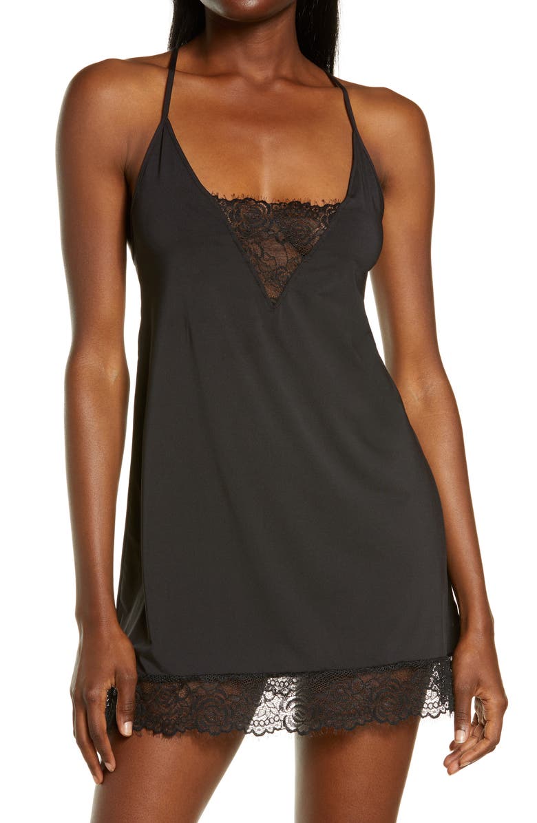 Mapale Babydoll Chemise & G-String Thong Set, Main, color, 