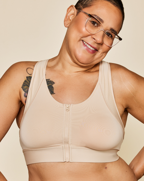 Hero Front Closure Sports Bra Mastectomy Friendly