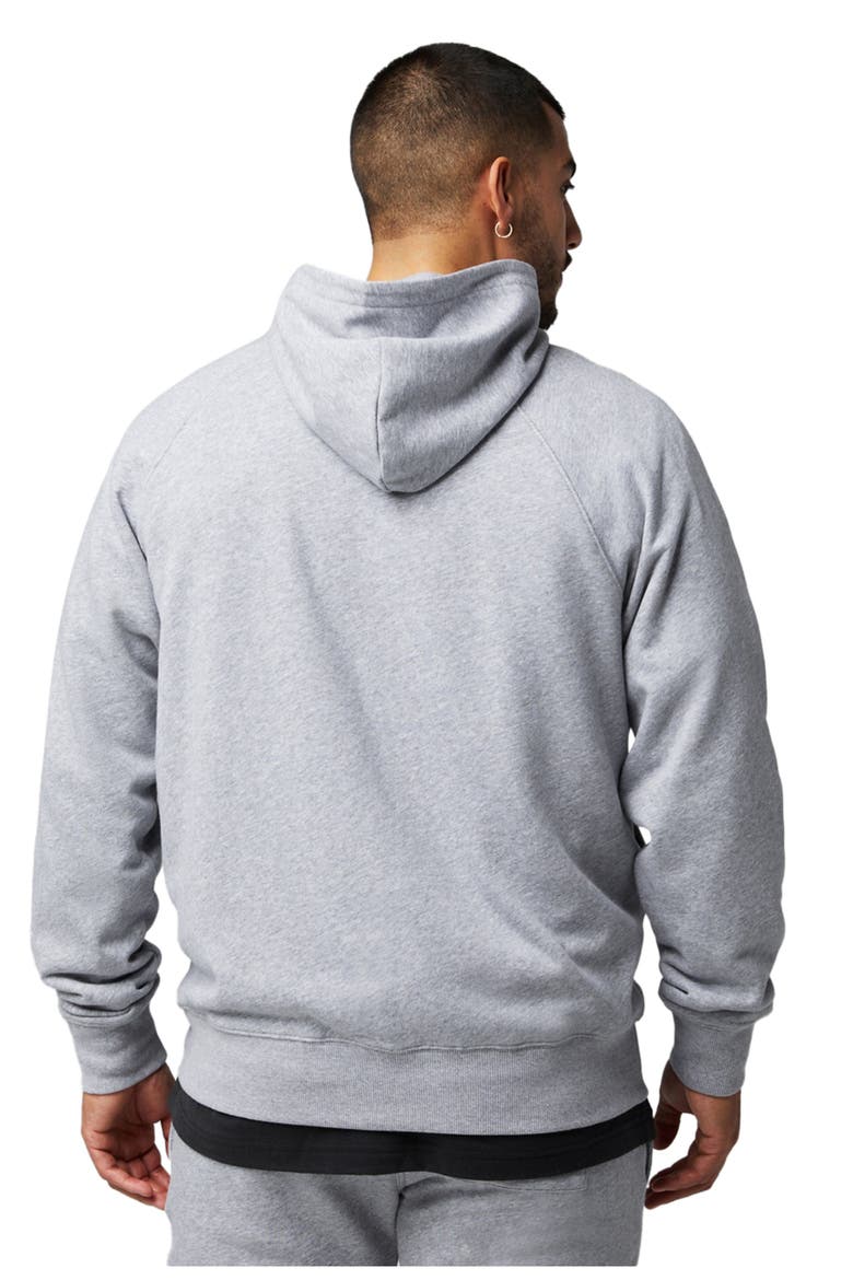 The Year Round Terry Full Zip Hoodie, Alternate, color, Classic Grey Heather
