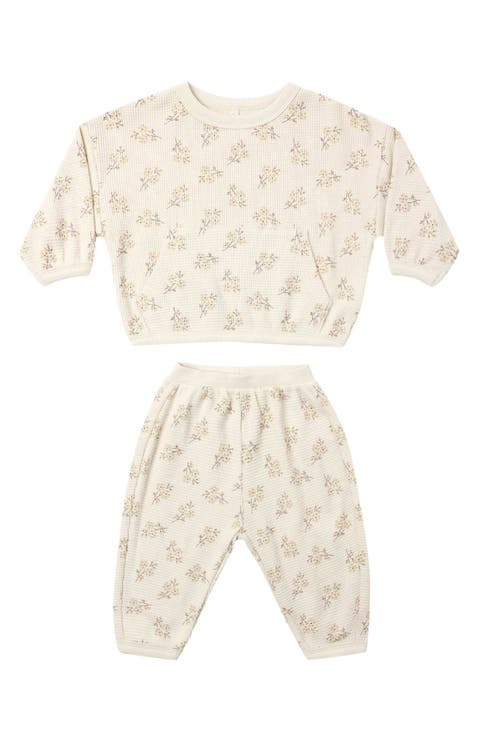Kids' Waffle Slouch Set