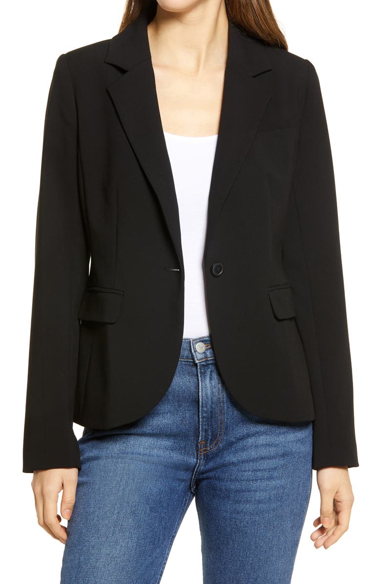 Halogen<sup>®</sup> Twill Blazer, Main, color, 