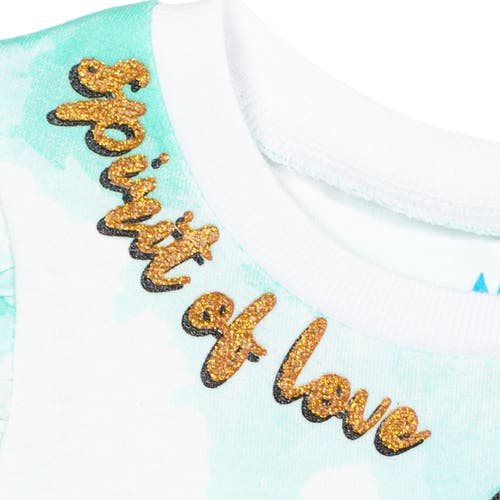 Disney Princess T-shirt & French Terry Shorts Set In Multi