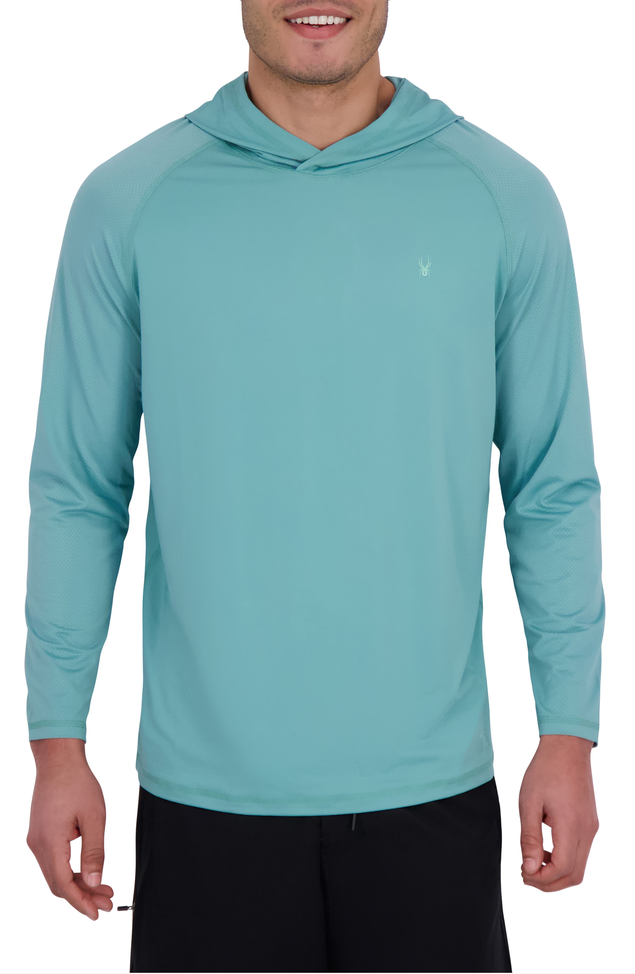 Spyder Raglan Sleeve Hooded UPF 50+ Rashguard