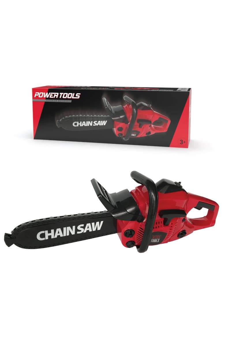 Electric Toy Chain Saw with Moveable Blade and Sound, Main, color, Multicolored
