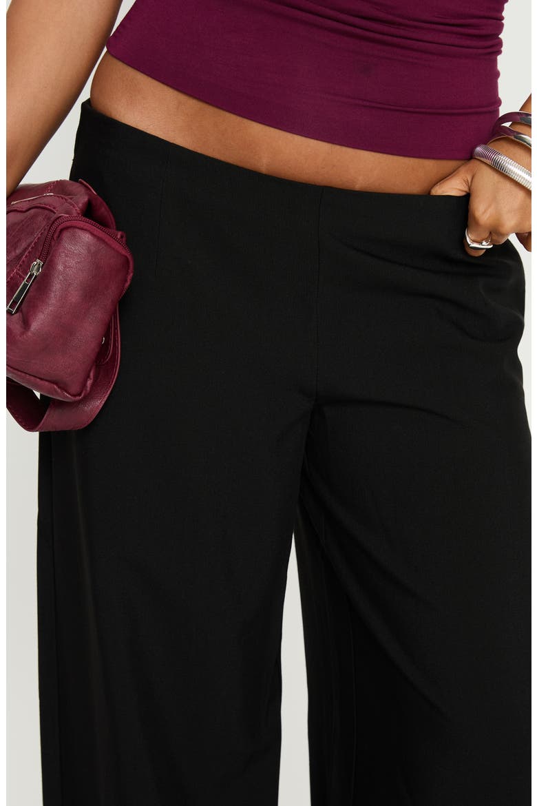 Khane Wide Leg Pants, Alternate, color, BLACK
