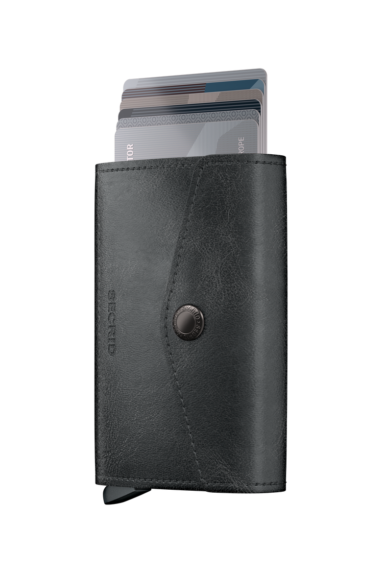 Envelope Wallet Vintage, Alternate, color, Black