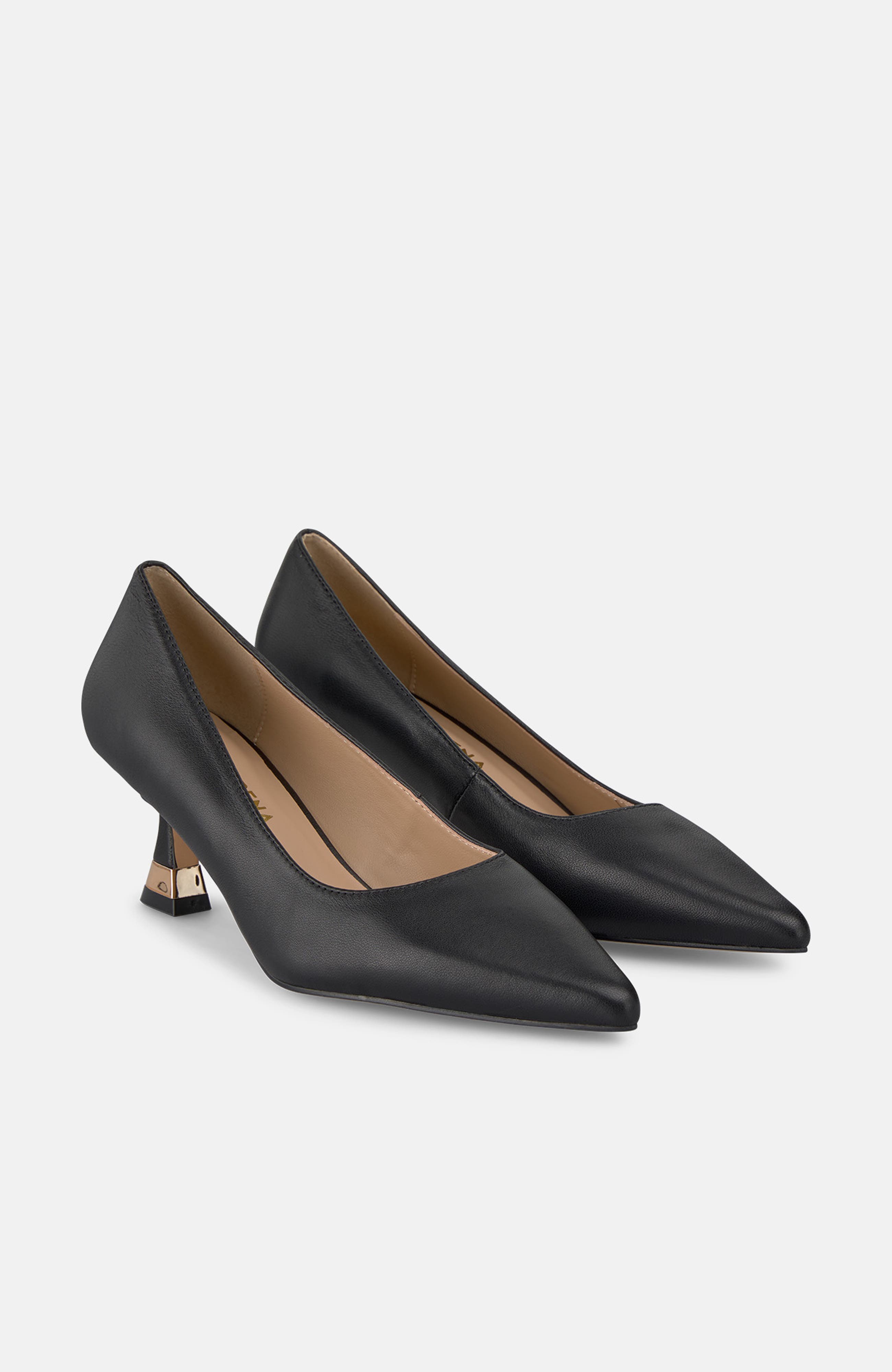 Low Heeled Shoe, Main, color, Black