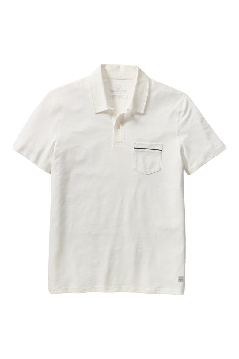 Air Pocket Polo, Alternate, color, WHITE