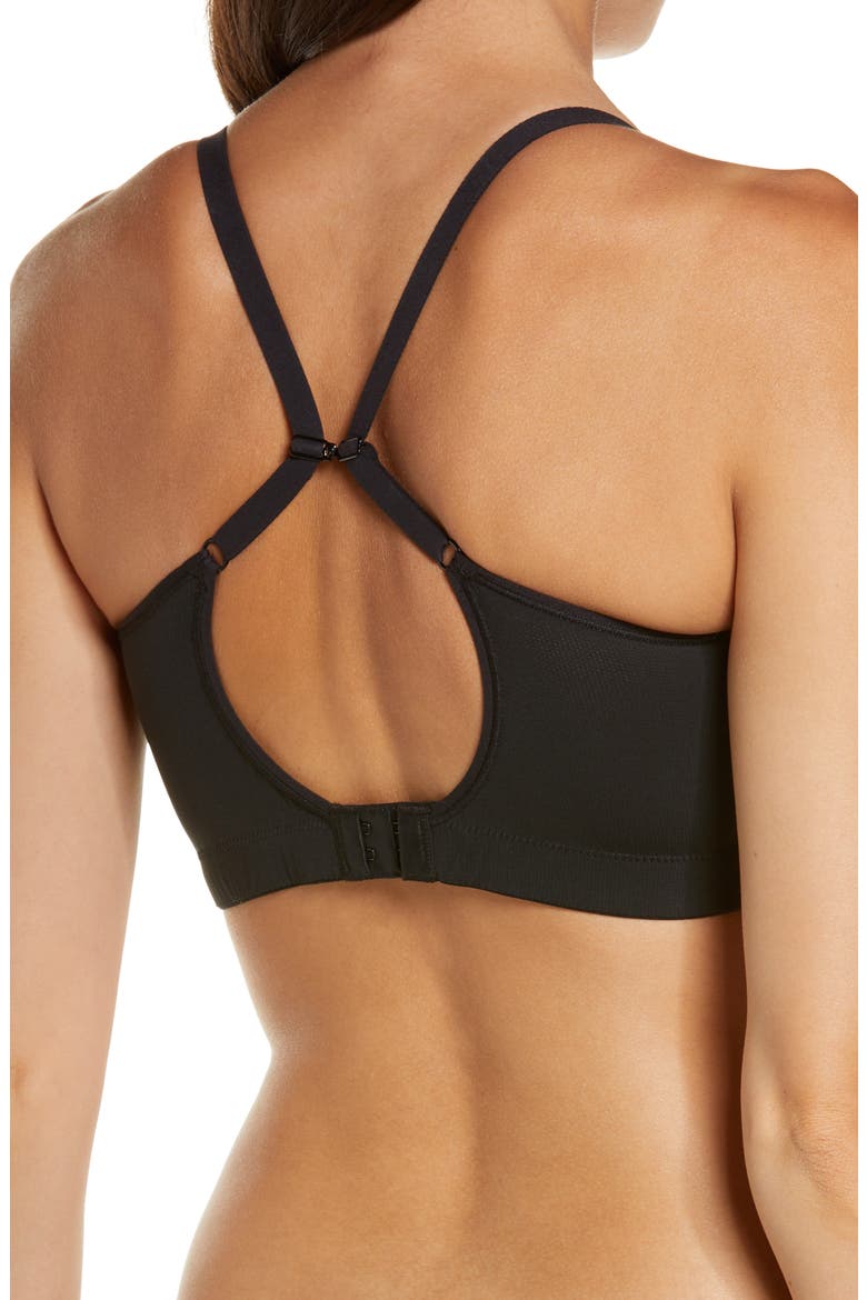 Limitless Convertible Contour Sports Bra, Alternate, color, BLACK