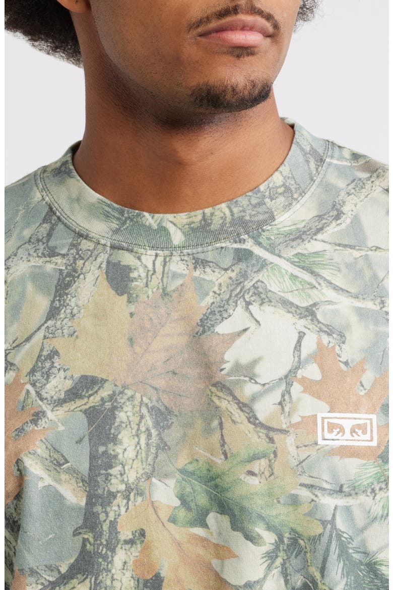Eyes 3 Camo Graphic T-Shirt, Alternate, color, LEAF CAMO