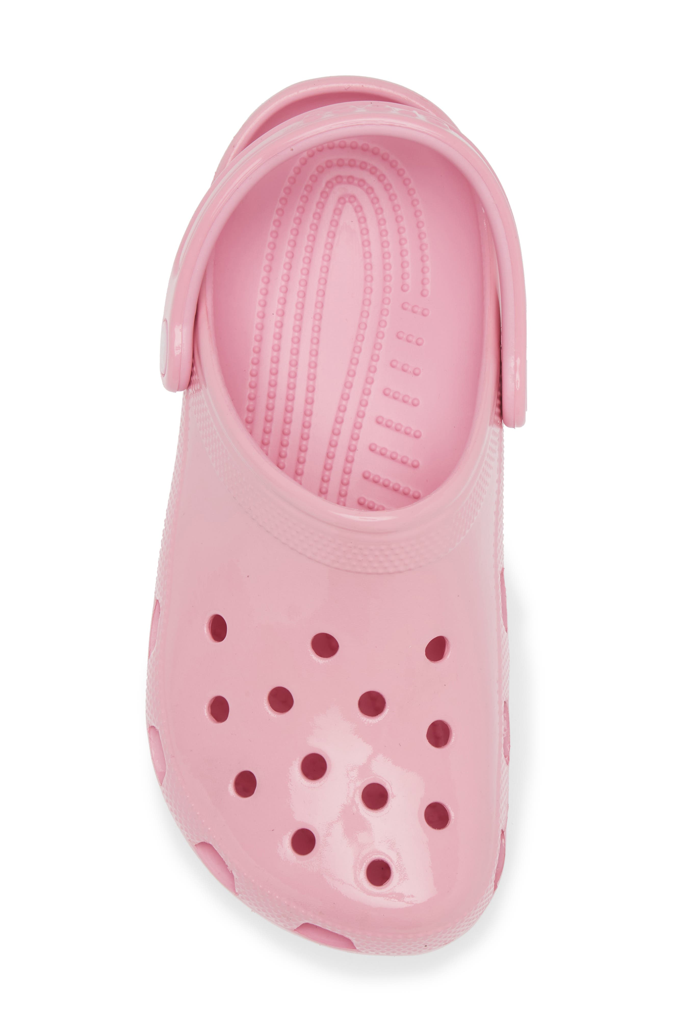 Classic High Shine Clog, Alternate, color, PINK TWEED