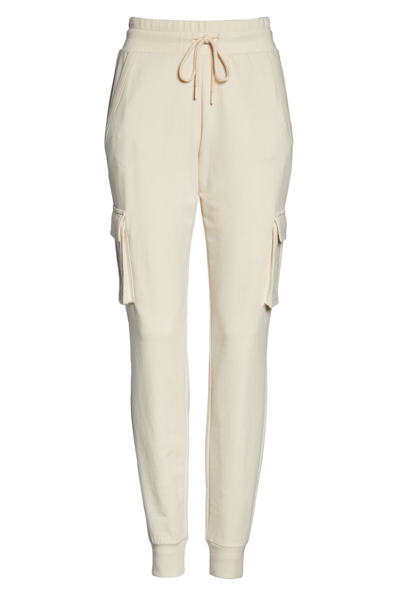 Unwind Cargo Sweatpants, Alternate, color, ALMOND