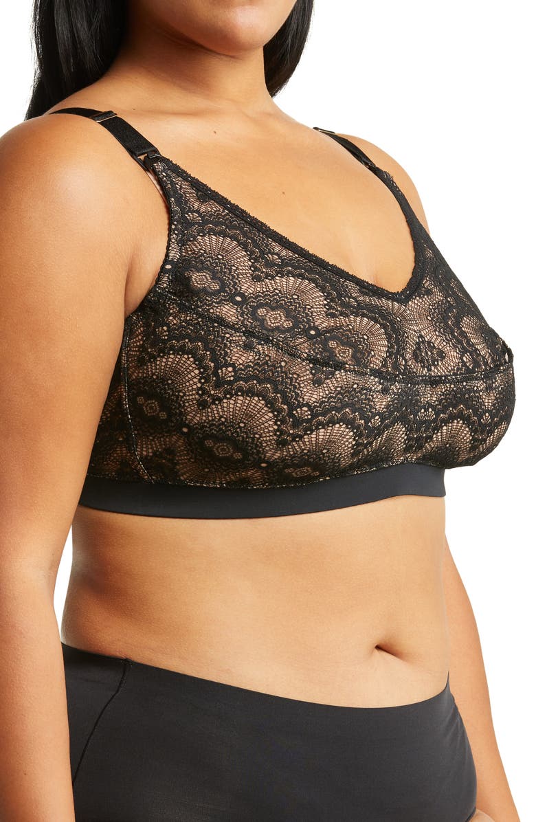 THE DAIRY FAIRY Ruby Wireless Hands-Free Pumping & Nursing Bra, Alternate, color, Black