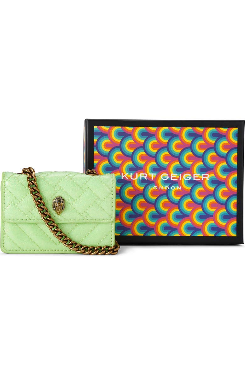 Kurt Geiger London Micro Kensington Quilted Convertible Crossbody Bag, Alternate, color,