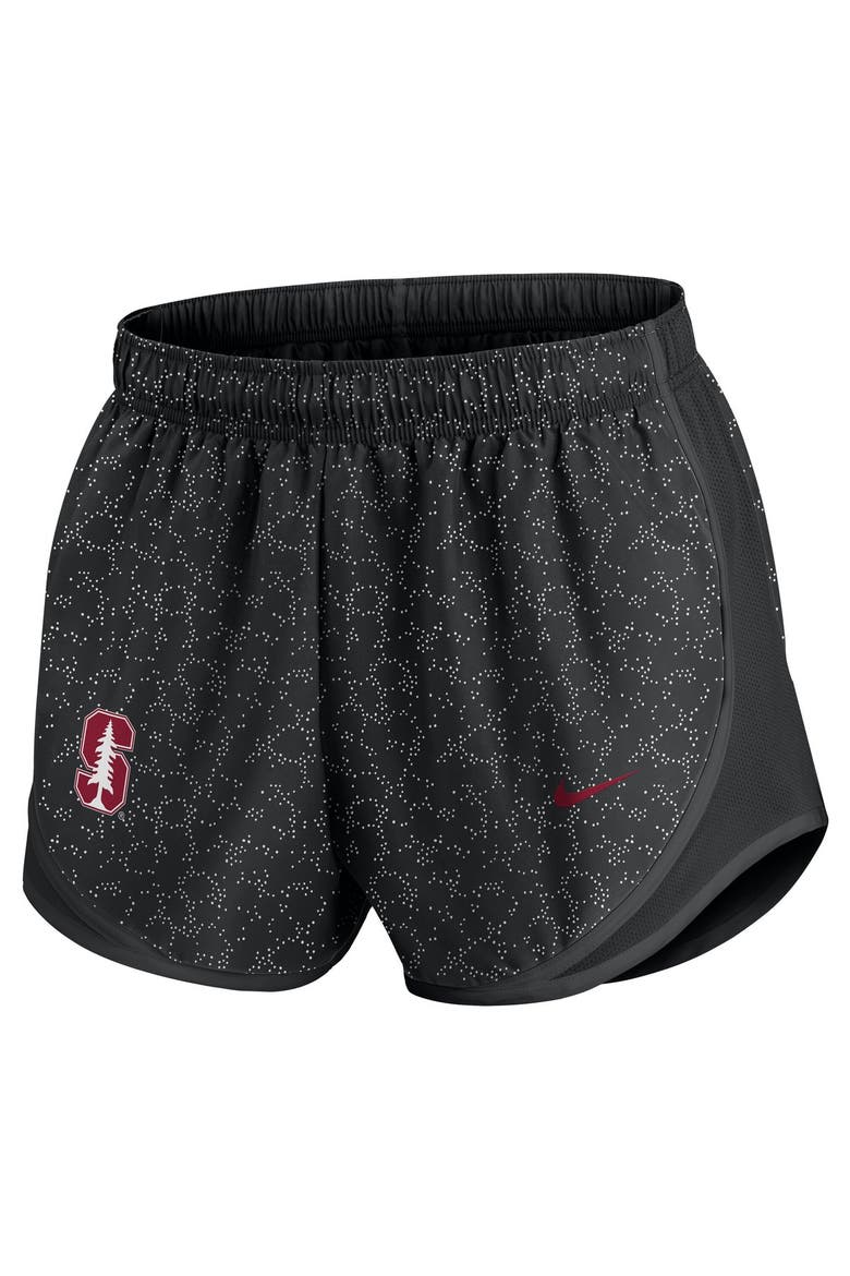 Women's Nike Black Stanford Cardinal Tempo Pattern Dri-FIT Shorts, Alternate, color, Black