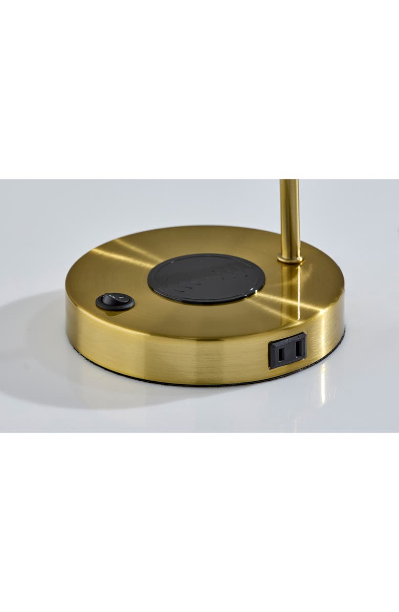 ADESSO LIGHTING Rico Supercharger Desk Lamp, Alternate, color, Antique Brass