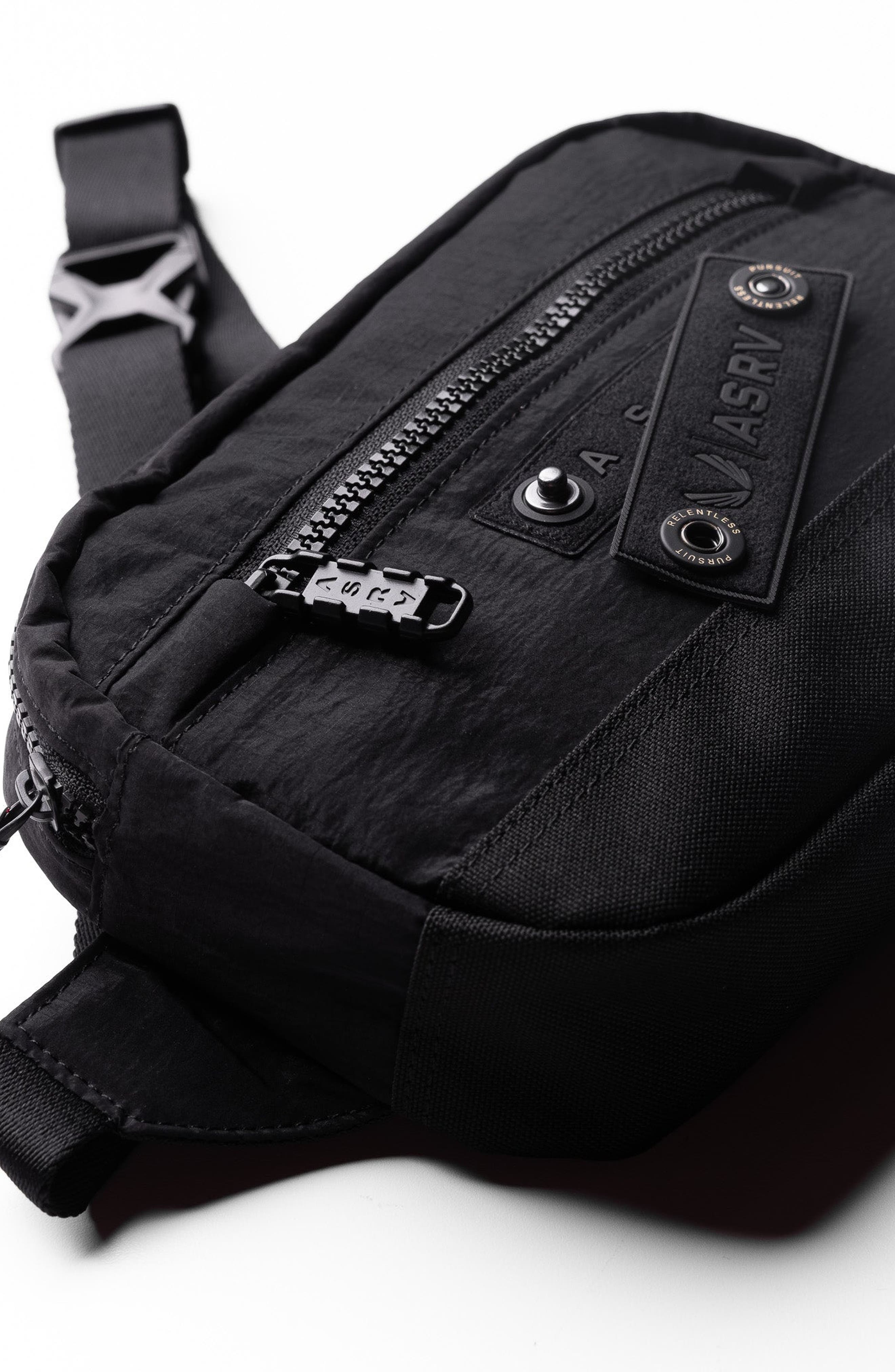 Ripstop Crossbody Bag, Alternate, color, Black