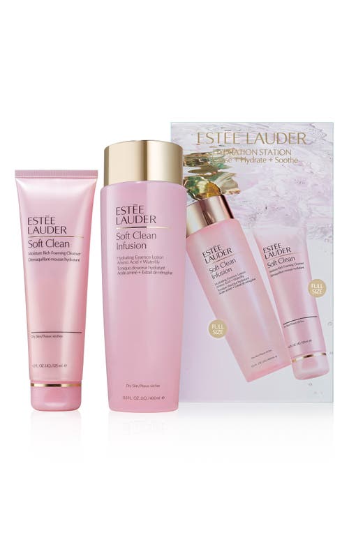 Estée Lauder Hydration Station Soft Clean Skincare Set $75 Value
