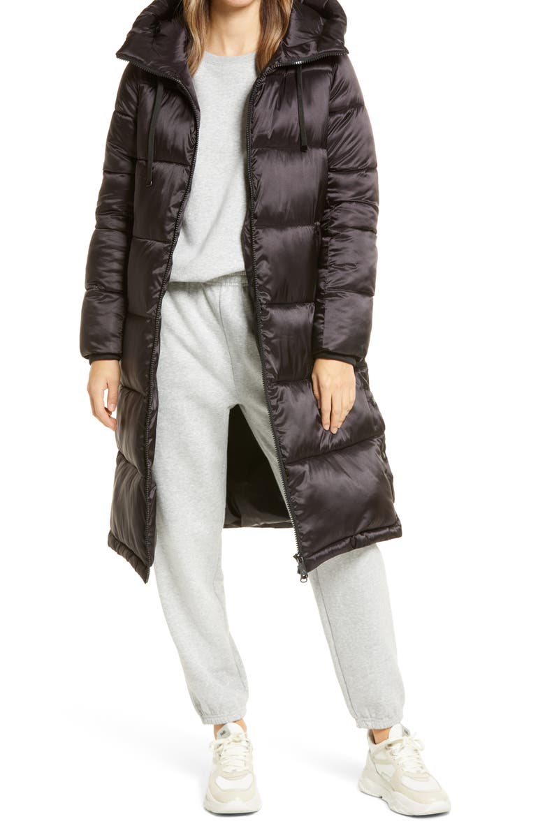 Sam Edelman Sam Edlelman Water Repellent Iridescent Puffer Coat, Main, color,