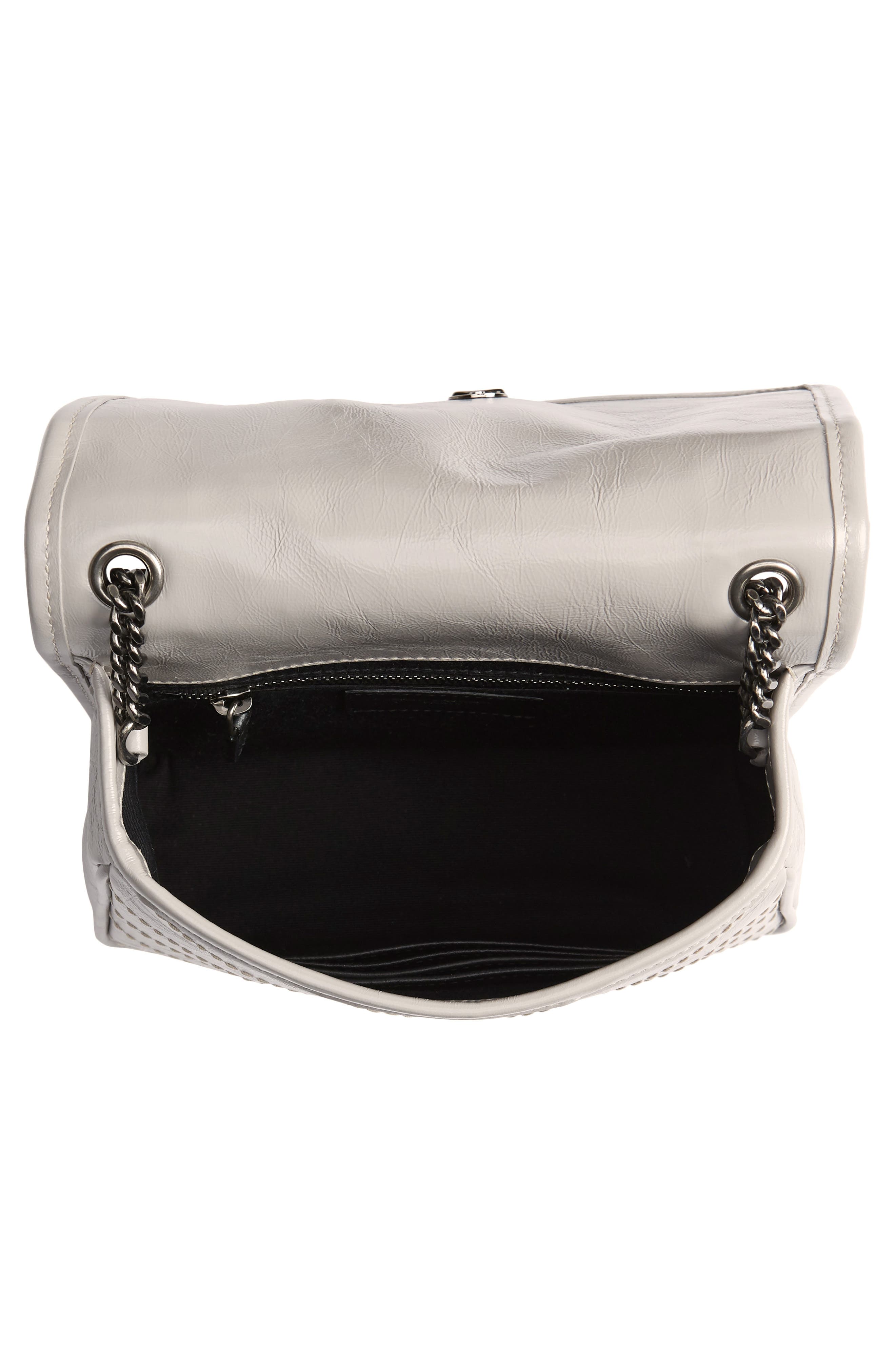 Saint Laurent Niki Leather Crossbody Bag, Alternate, color, 