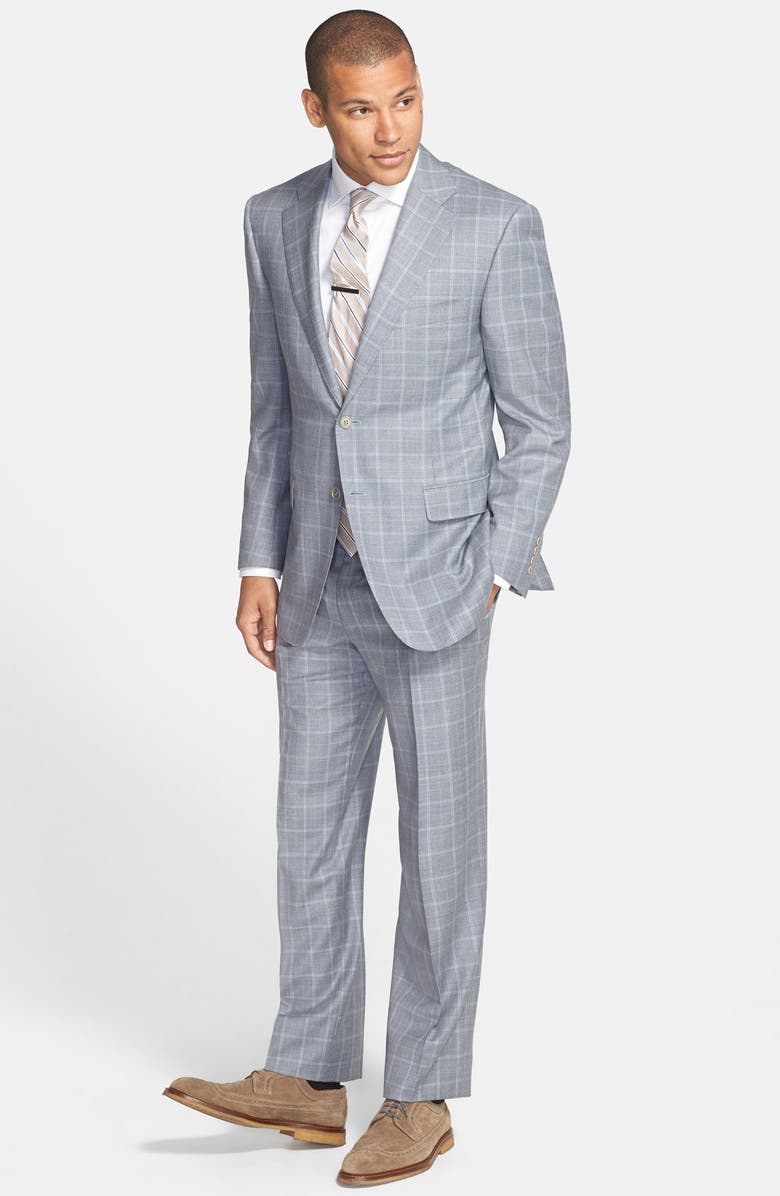 Canali Regular Fit Dobby Dress Shirt, Alternate, color, 