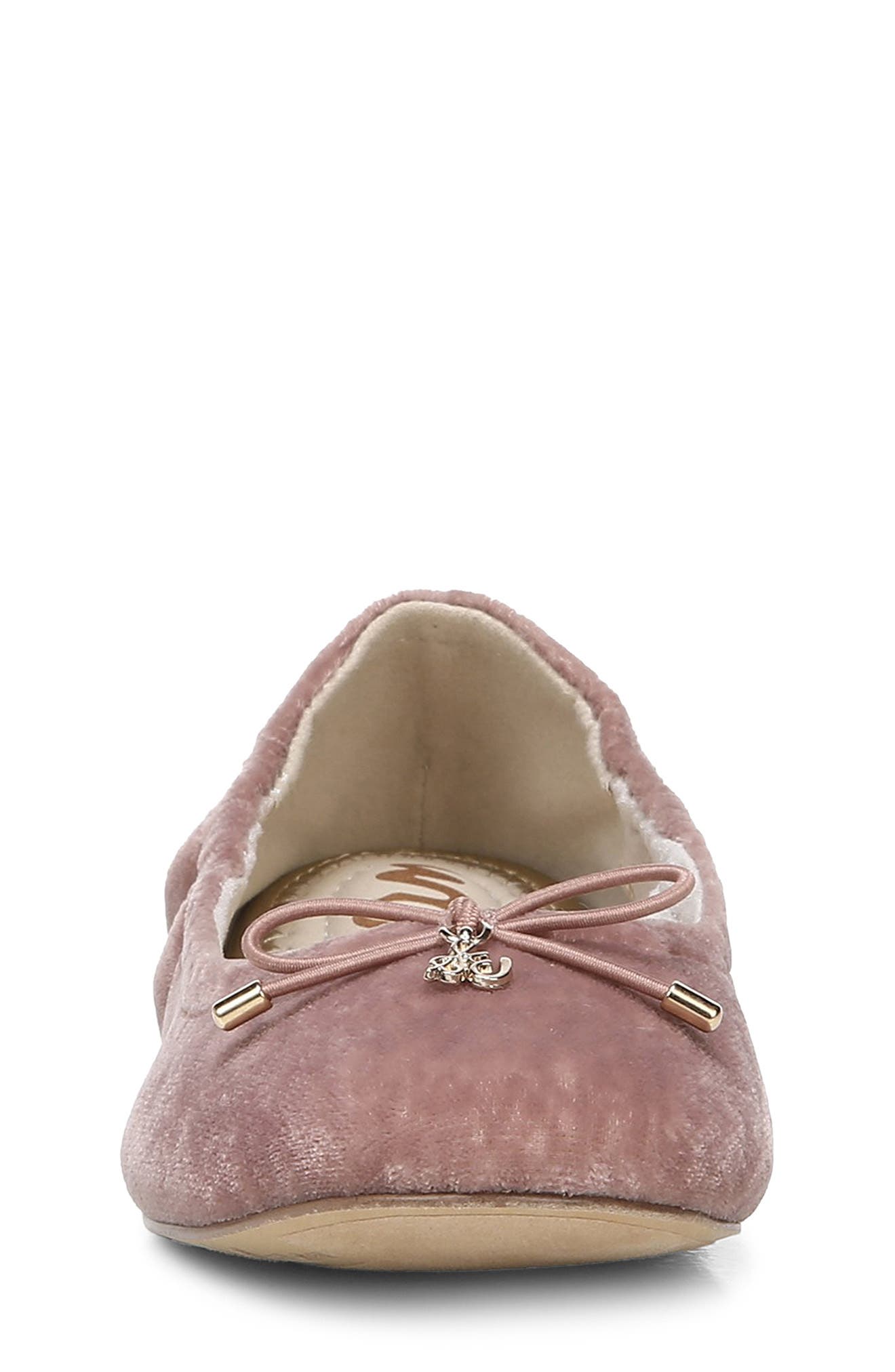 Felicia Ballet Flat, Alternate, color, ROSEWOOD PINK