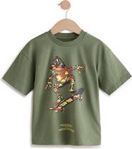 NEXT Kids' Skater Frog Cotton Graphic T-Shirt
