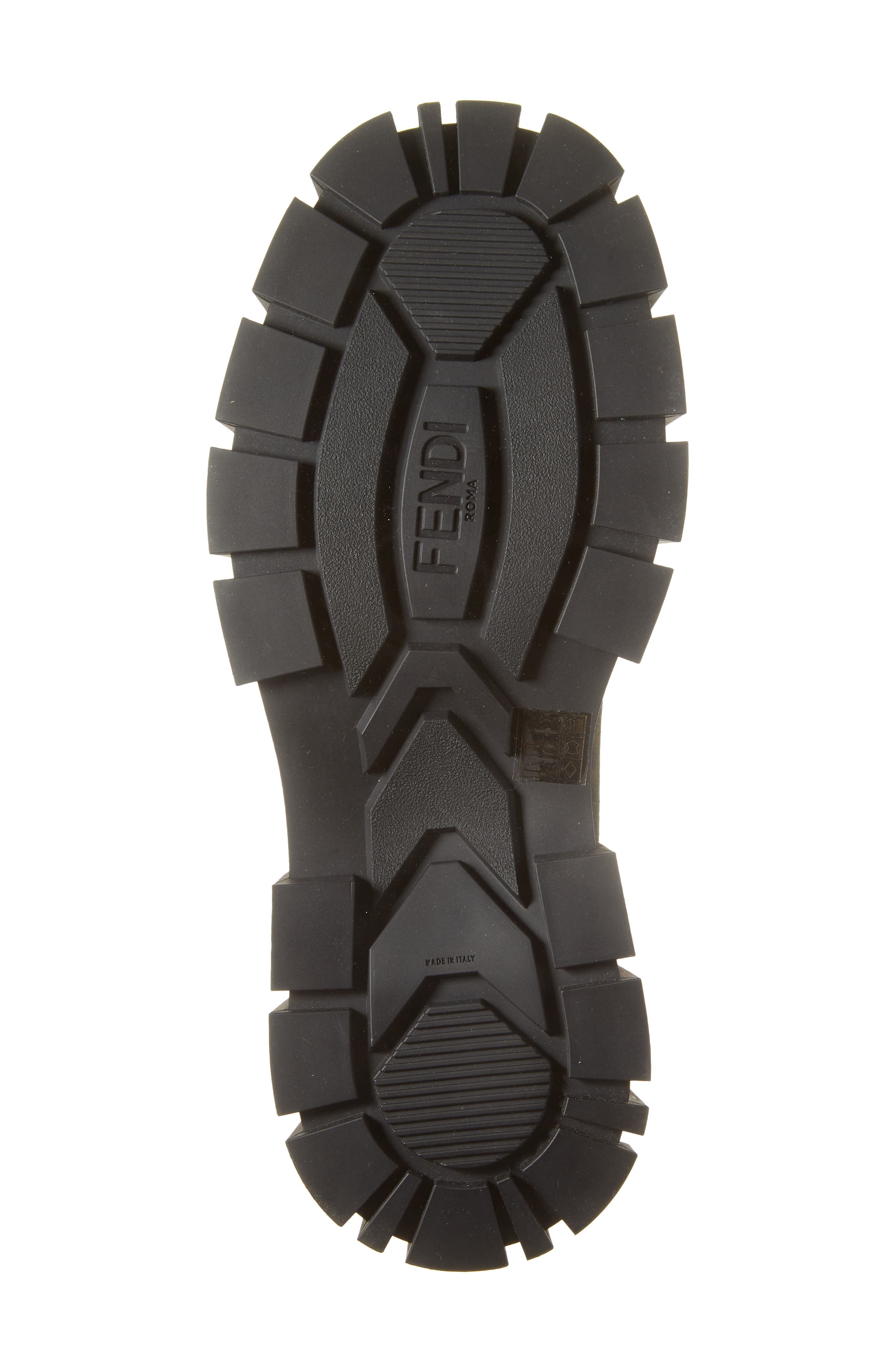 Fendi Force Biker Boot, Alternate, color, Nero Tab Nero Nero