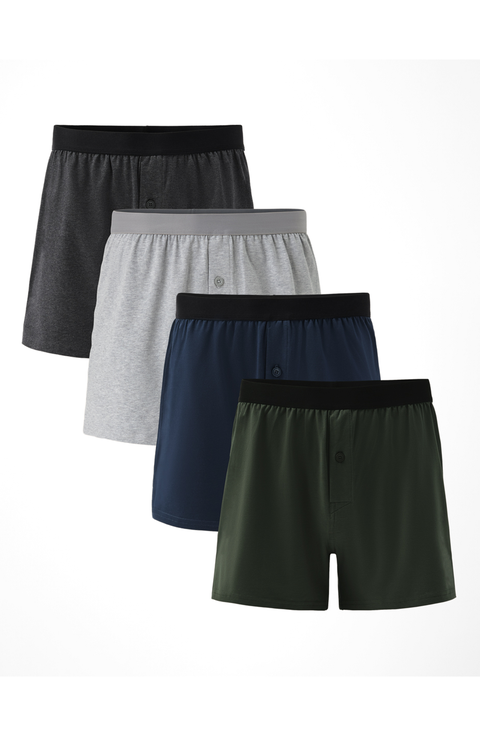 Everyday Knit Boxer 4-pack Made With Organic Cotton