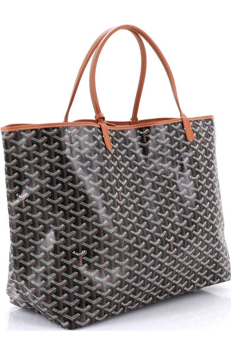 Pre-Owned Goyard Saint Louis Tote Coated Canvas GM, Alternate, color, Brown