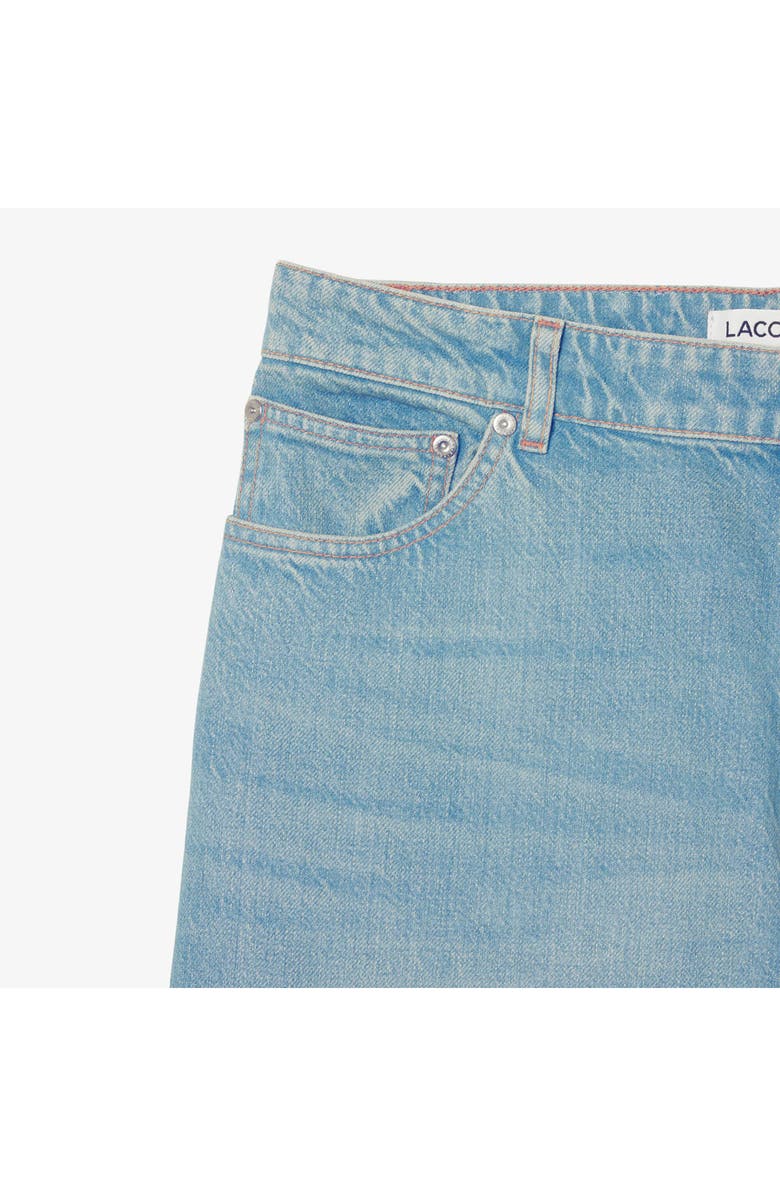 Lacoste Loose Fit Jeans, Alternate, color, Washed Bleach