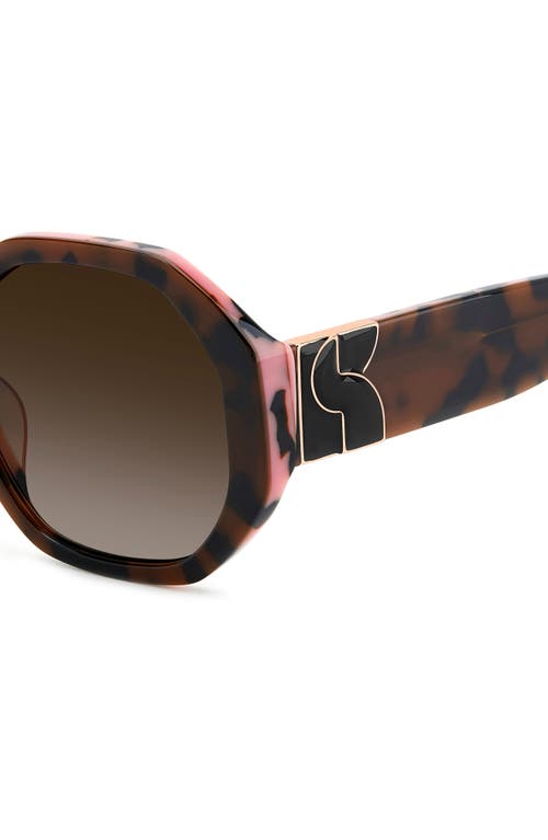 Kate Spade New York Flynnie 54mm Geometric Sunglasses