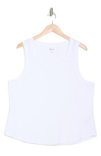 Madewell Softfade Scoop Tank In White