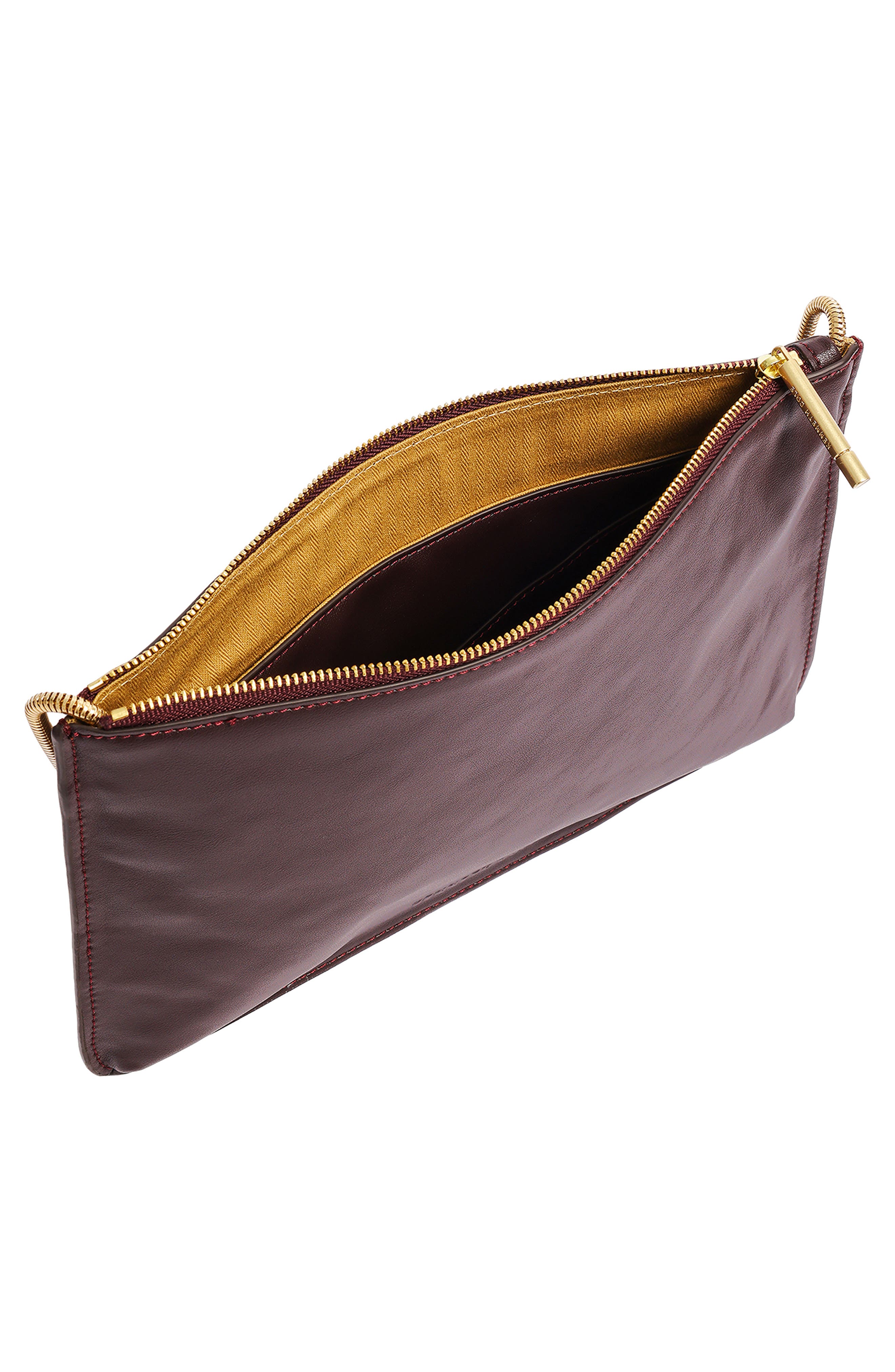 Highline Disco Leather Crossbody Bag, Alternate, color, PLUM