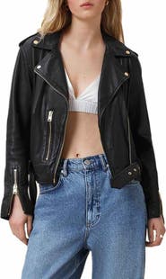 AllSaints Balfern Leather Biker Jacket
