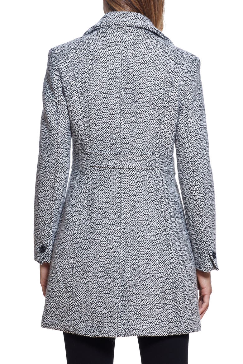 A-Line Coat, Alternate, color, BLACKWHITE