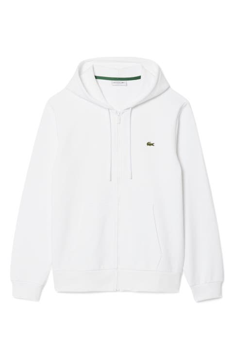 Lightweight Cotton Fleece Zip Hoodie
