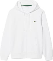 Lacoste Lightweight Cotton Fleece Zip Hoodie