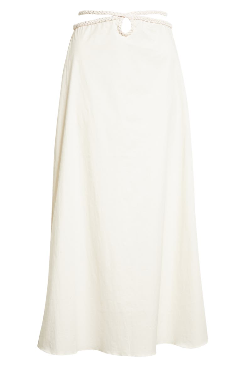 Mother Nature Midi Skirt, Alternate, color, ECRU