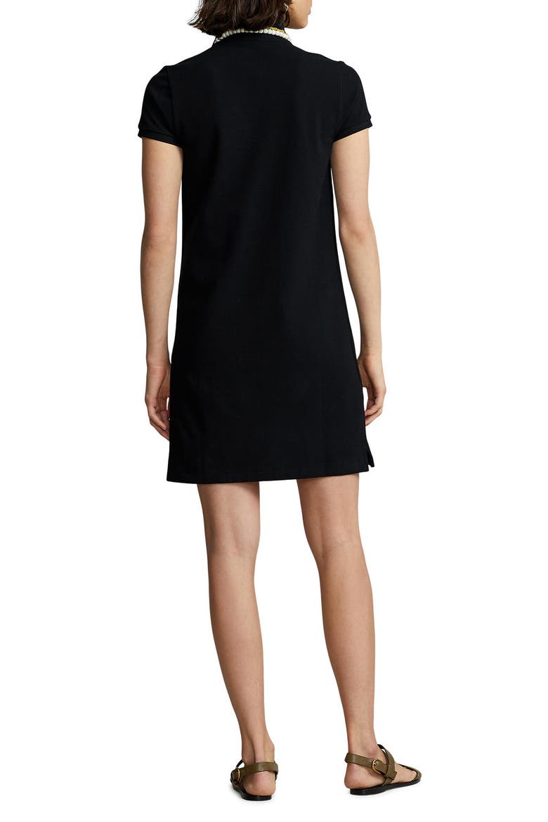 Polo Cotton Shirtdress, Alternate, color, POLO BLACK