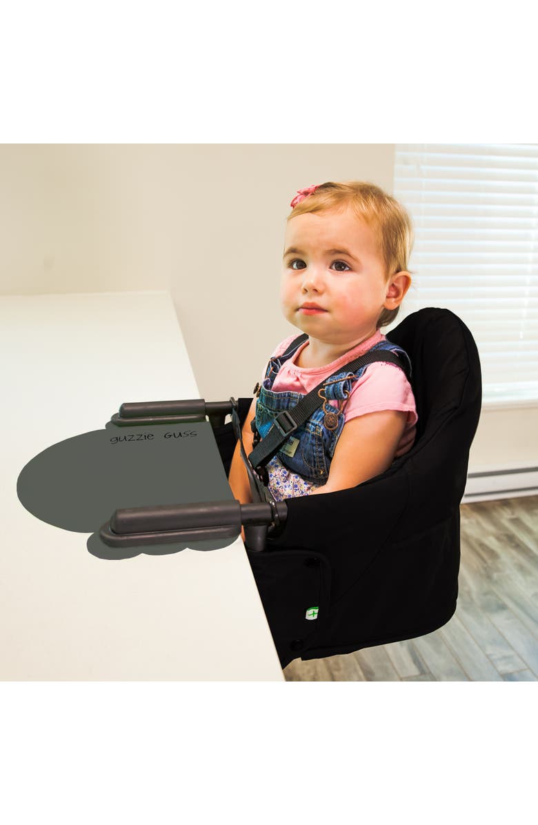 Guzzie and Guss Baby Silicone Placemat - Easy to Clean, Dishwasher Safe & Fits Hook-on Highchairs, Alternate, color, Grey
