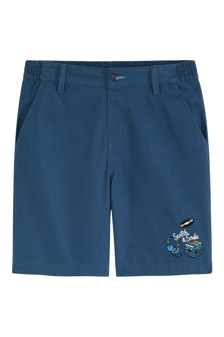 Kids' Half Panama Shorts, Main, color, DARK OBSIDIAN