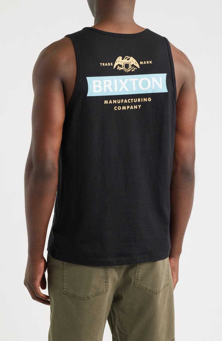 Brixton Pinnacle Graphic Tank Top, Main, color, Black